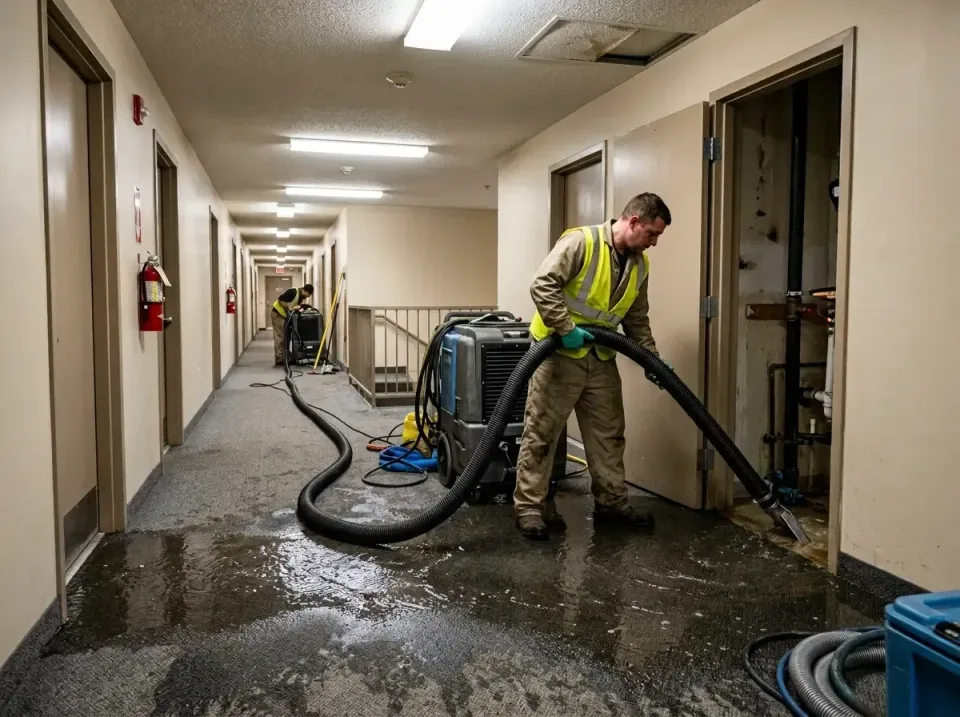multi-unit-apartment-hallway-f-005 — frequently asked questions, Emergency Burst Pipe Water Extraction & Removal in Eatontow…